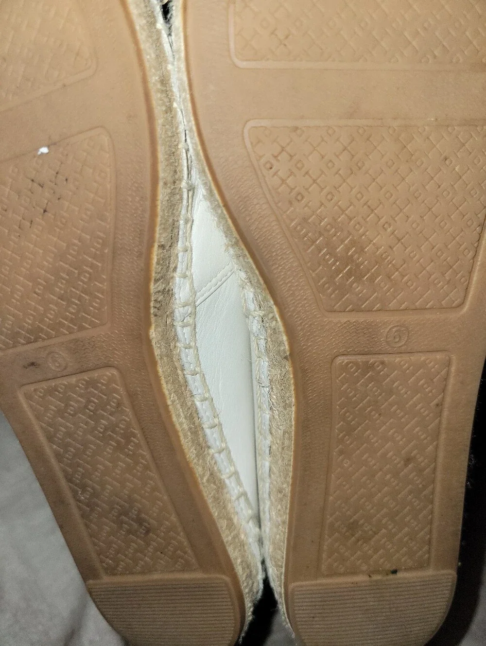 Tory Burch Colorblock Leather Toe Cap Espadrille Flats 6